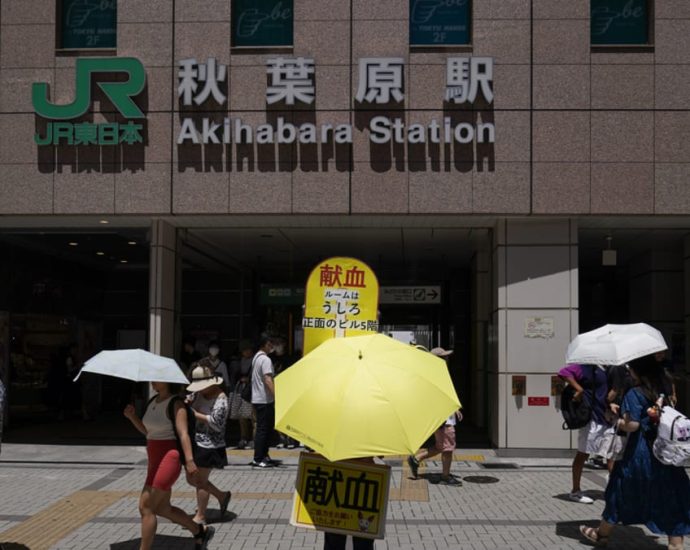 Four apparently stabbed on train at station in Tokyo: Reports