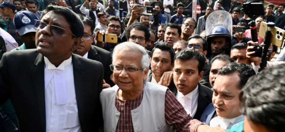 Nobel winner Yunus convicted in Bangladesh labour law case