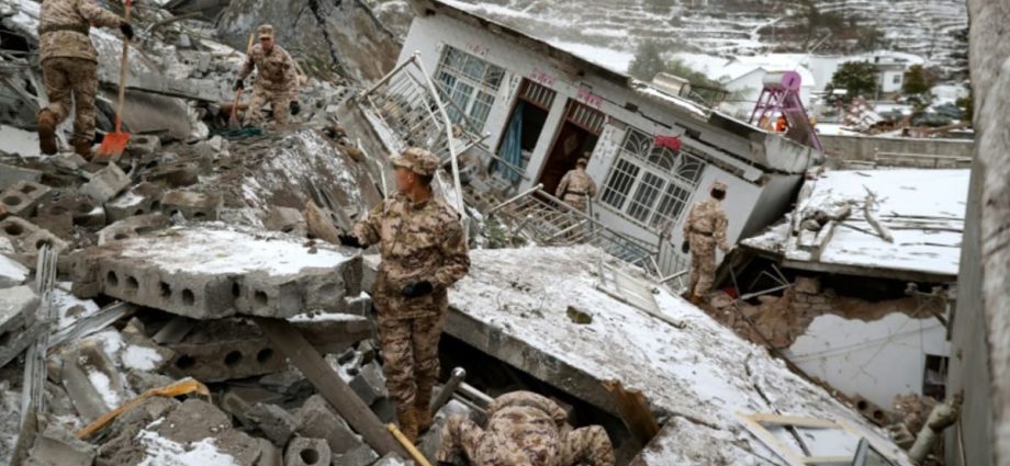 Race to find dozens trapped in south-west China landslide