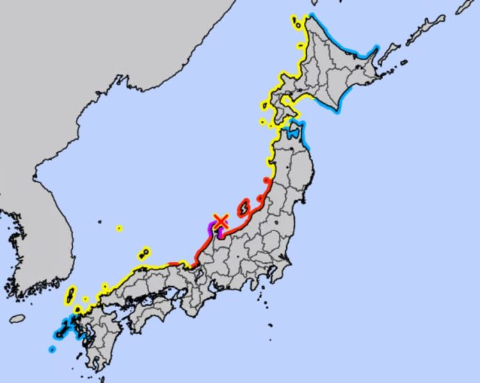 South Korea protests to Japan about tsunami alerts showing disputed islets