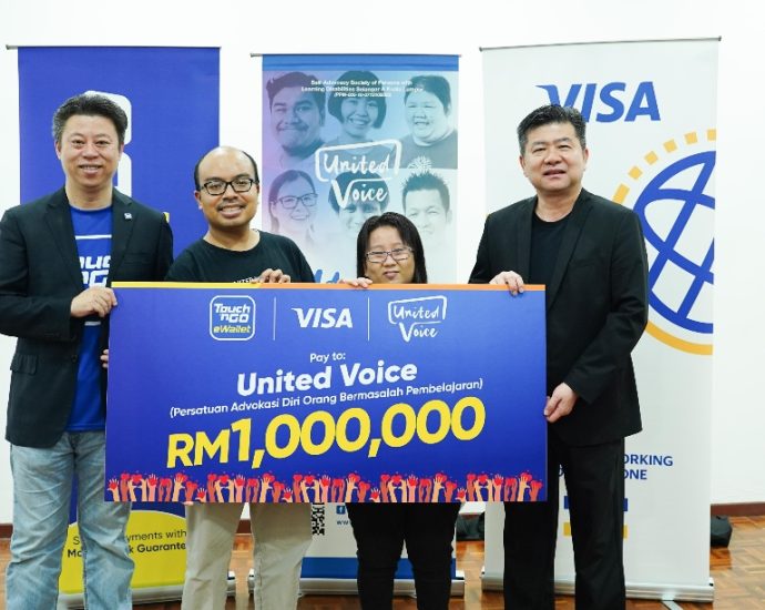 TNG Digital and Visa donates US$251,000 to United Voice to empower individuals with learning disabilities