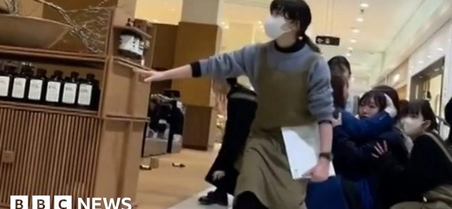 Watch: How earthquake shook Japan on New Year’s Day
