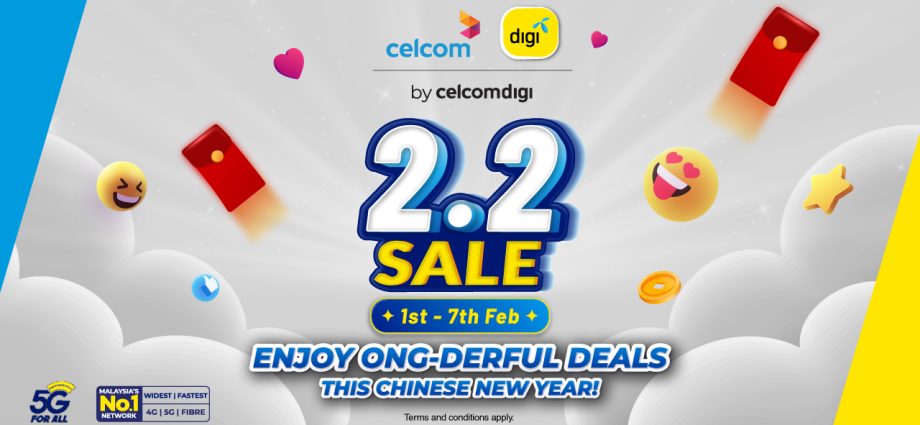 CelcomDigi giving you ONG with 2.2 internet deals this February!