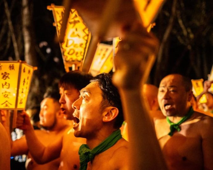 Japan’s ‘naked men’ festival succumbs to population ageing