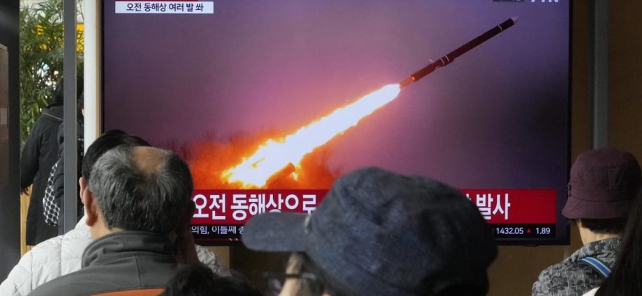 North Korea fires several cruise missiles off east coast