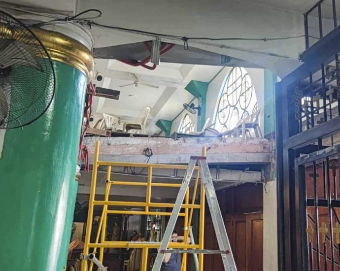 One dead, 53 hurt as Philippine church balcony collapses during mass