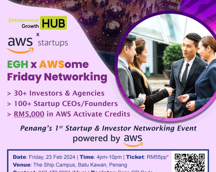 Participate in the EGH x AWSome Friday networking event Â 