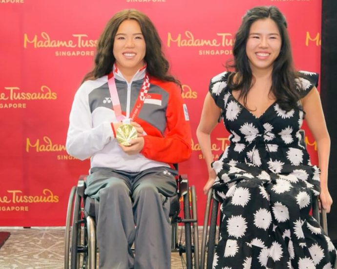 TeamSG Paralympic gold medallist Yip Pin Xiu now has a wax figure at Madame Tussauds Singapore