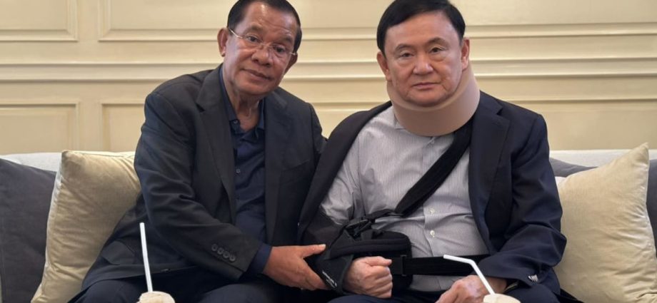 Thai influential ex-PM Thaksin gets visit from old ally Hun Sen of Cambodia