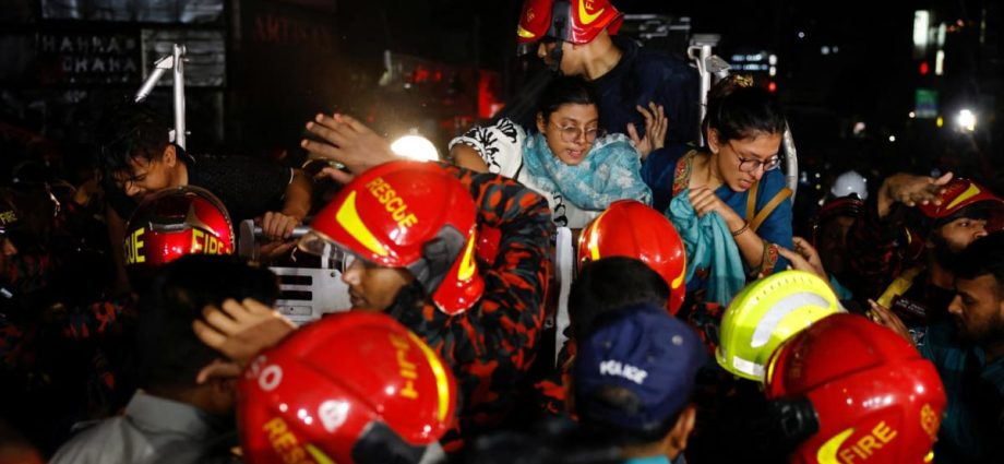 Bangladesh building fire kills at least 45, injures dozens