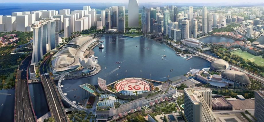 Construction starts on NS Square at Marina Bay