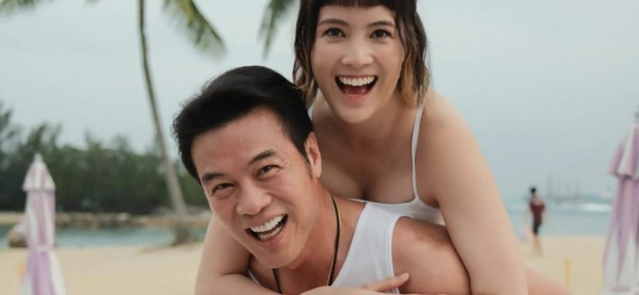 Actor Zheng Geping proves he’s still fit by giving daughter Tay Ying a piggyback at her birthday party