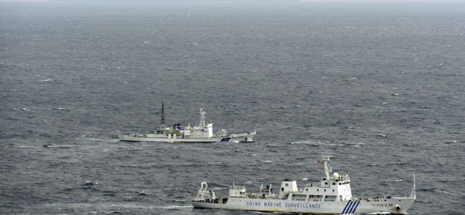China, Japan coast guards patrol disputed East China Sea waters