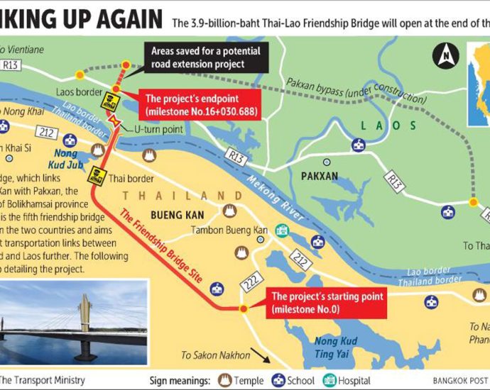 Fifth Thai-Lao Friendship Bridge to "open in November"