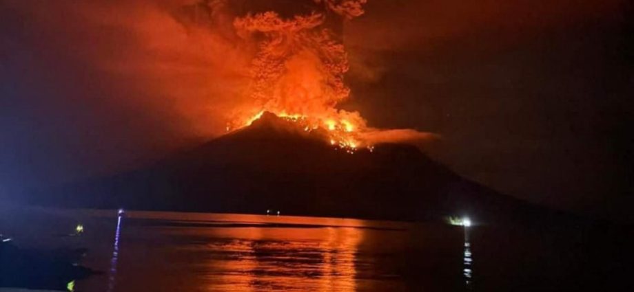 Hundreds evacuated after Indonesia's Ruang volcano erupts