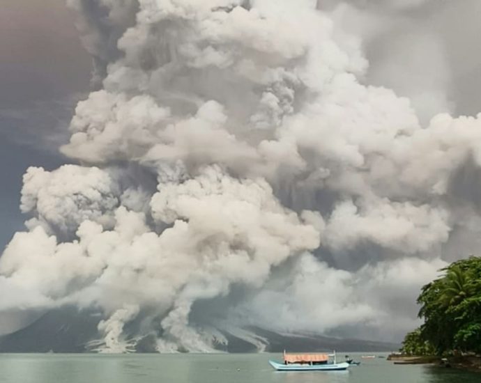 Indonesia’s Mount Ruang volcano erupts again, closes international airport