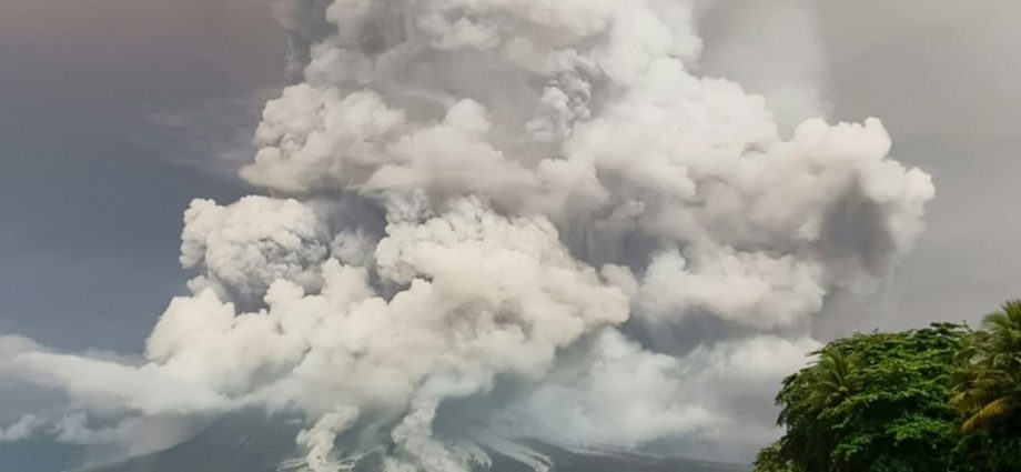 Indonesia's Mount Ruang volcano erupts again, closes international airport