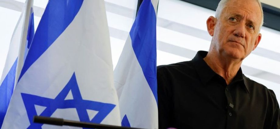 Israel war cabinet member Gantz calls for Sept elections