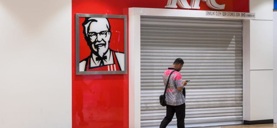Malaysia's KFC closes over 100 outlets amid boycotts linked to Gaza conflict