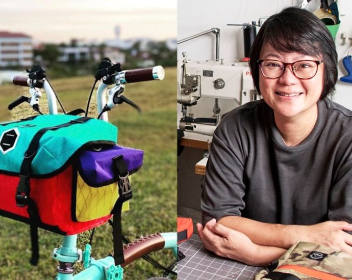She went from taking photos of celebs like Tony Leung to making cycling accessories by hand