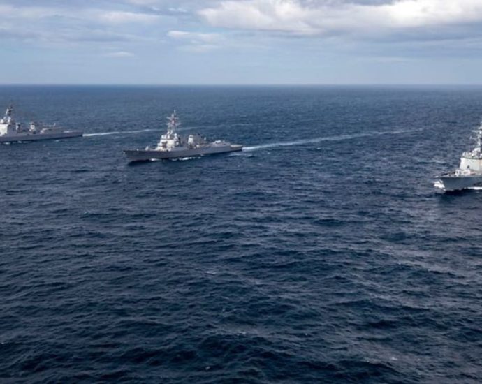 South Korea, Japan, US hold naval drills amid North Korea threats