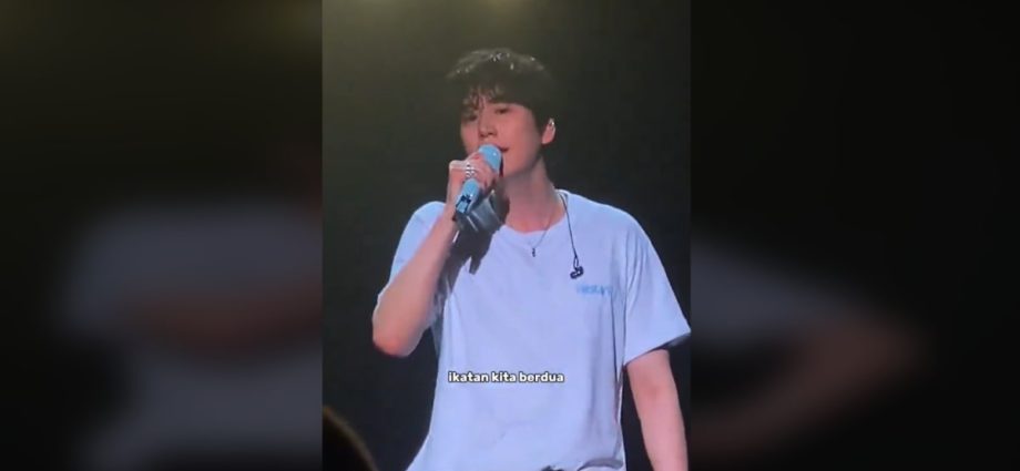 Super Junior's Kyuhyun fluently sings in Malay during Kuala Lumpur concert