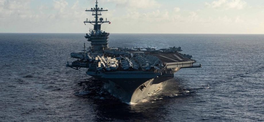 US carrier group makes port call
