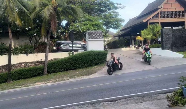 2 foreigners arrested for riding loud big bikes on Samui