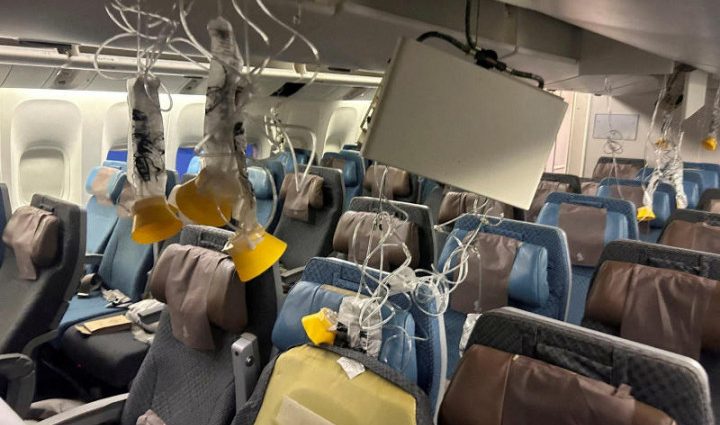 Aircraft hit by severe turbulence returns to Singapore from Bangkok