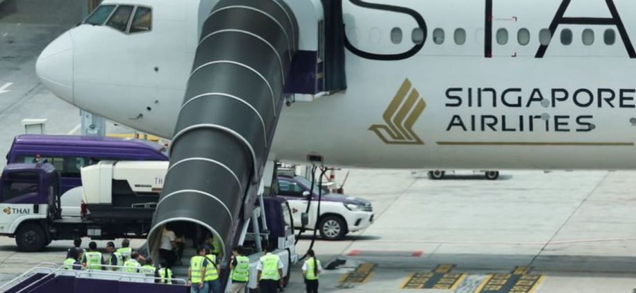 Aircraft that operated SQ321 returns to Singapore from Bangkok