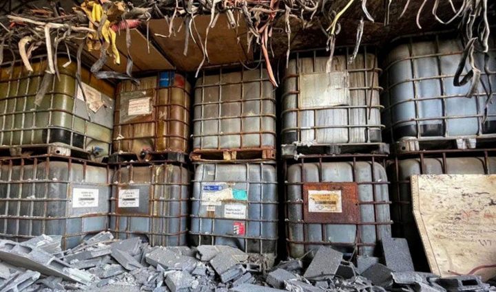 Chemical fire clean-up will cost B70m