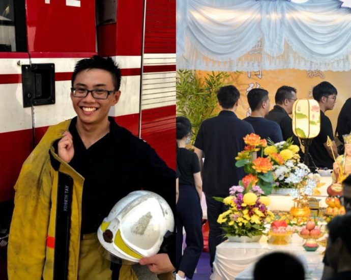 'Close-knit' colleagues, friends attend wake of SCDF firefighter who fought tanker blaze