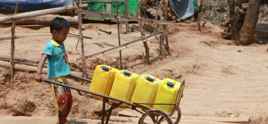 'Fuel for water': Heatwave piles misery on Myanmar displaced