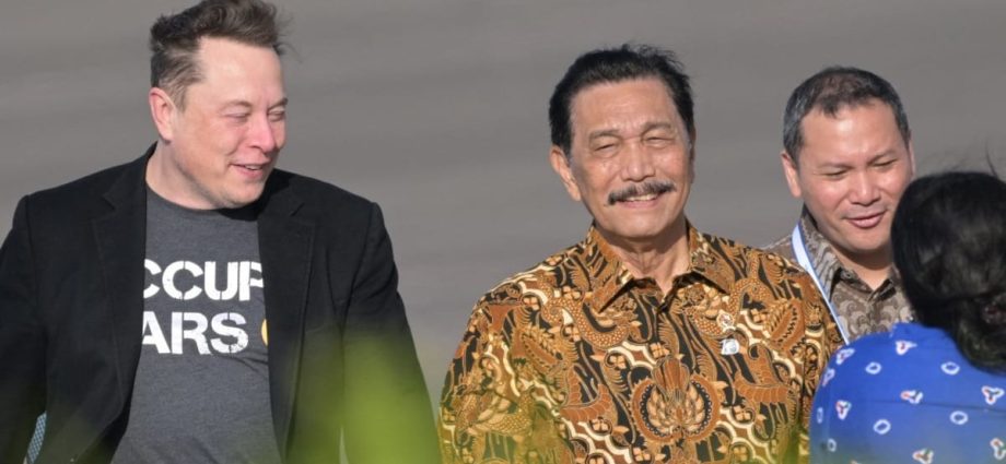 Musk arrives in Indonesia for planned Starlink launch