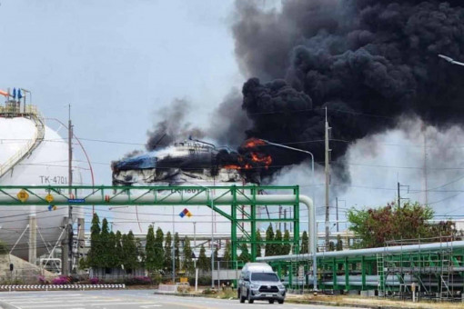 One dead in Rayong gas tank blast