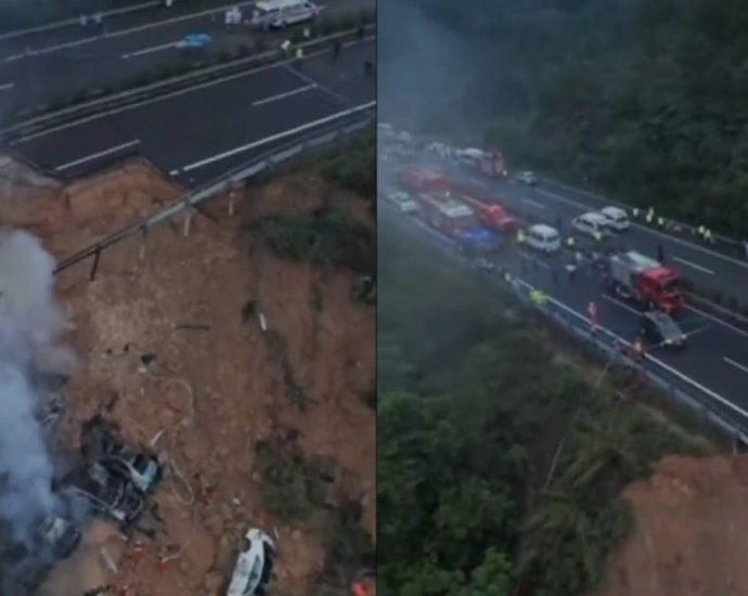 Southern China road collapse kills at least 19