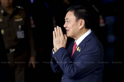 Thaksin hints he knows who’s behind anti-PM push