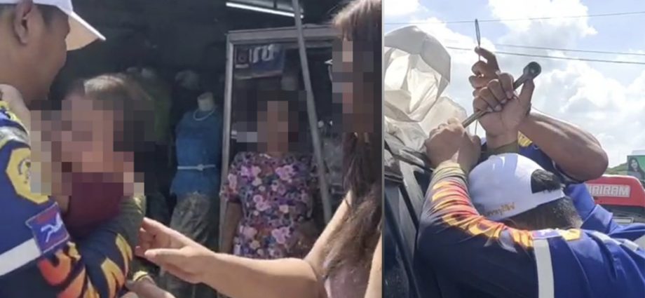 Toddler rescued after being trapped in hot pickup