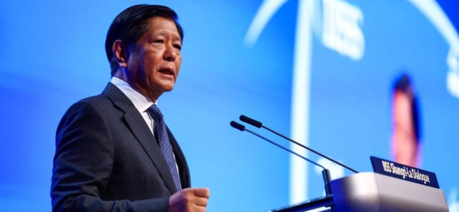 US presence crucial to regional peace, says Philippines' Marcos in Shangri-La Dialogue keynote address