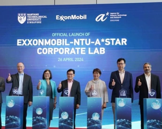 ‘We don’t buy it’: Student activists protest ExxonMobil’s role in Sm low-carbon research lab at NTU