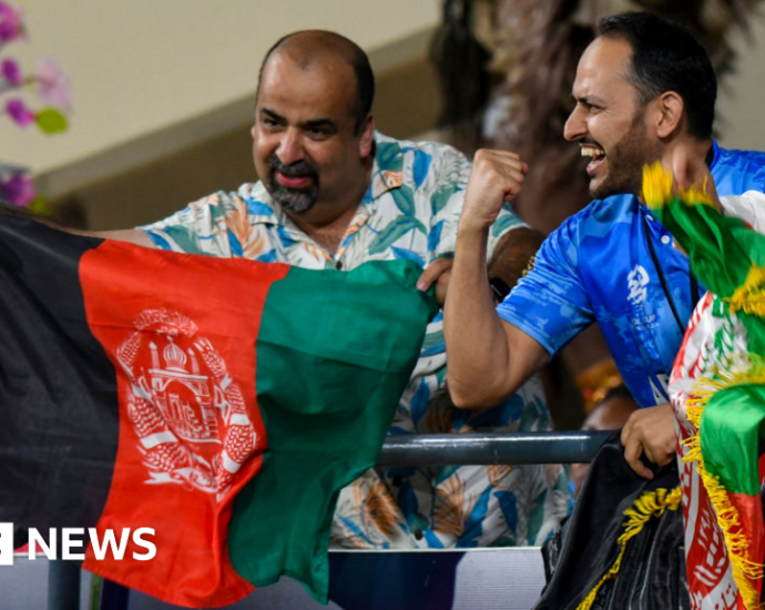 Afghanistan celebrates historic win over Australia in T20 World Cup