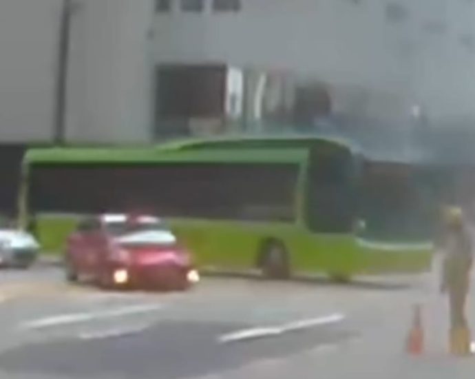 Bus runs over construction worker on Anson Road; driver suspended