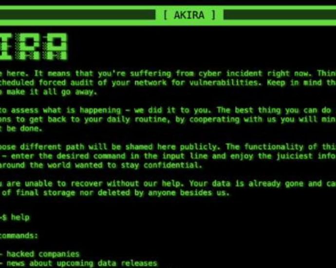 Companies advised not to pay if hit by Akira ransomware