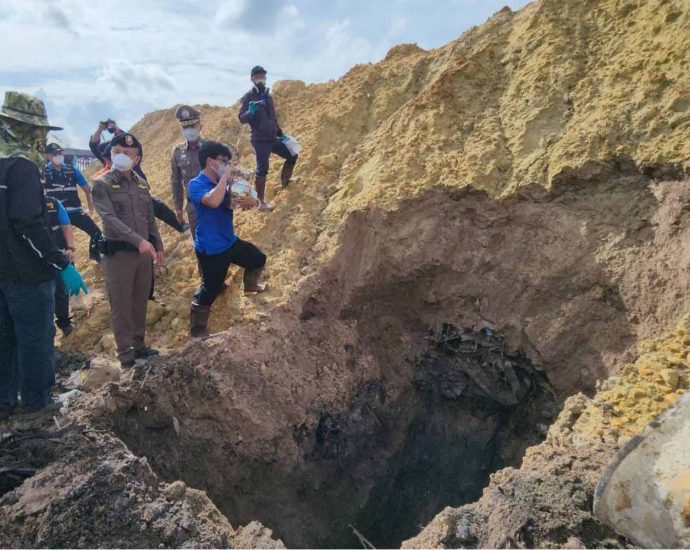 Hazardous waste Illegally buried in 5 provinces