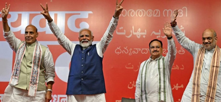 India’s Modi in talks with allies after close election win