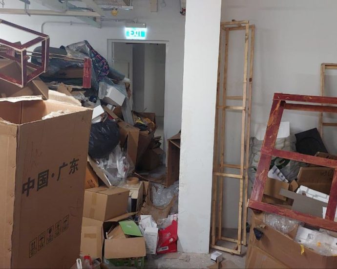 Residents of new Punggol BTO flat plagued by ‘mountain’ of trash dumped at car park