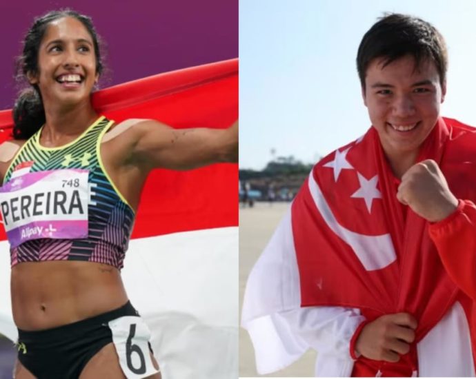 Shanti Pereira, Maximilian Maeder win top honours at Singapore Sports Awards