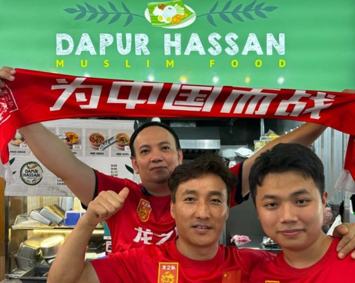 Singapore goalkeeper Hassan Sunny’s food stall sells out early thanks to Chinese football fans