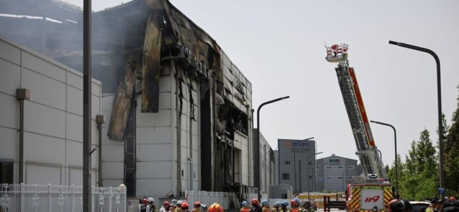 South Korea begins search for answers after battery plant fire kills 22