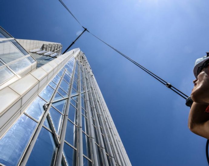 South Korea’s skyscraper window cleaner with a fear of heights